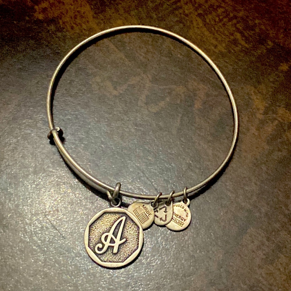 Alex & Ani inital A silver bracelet 💎